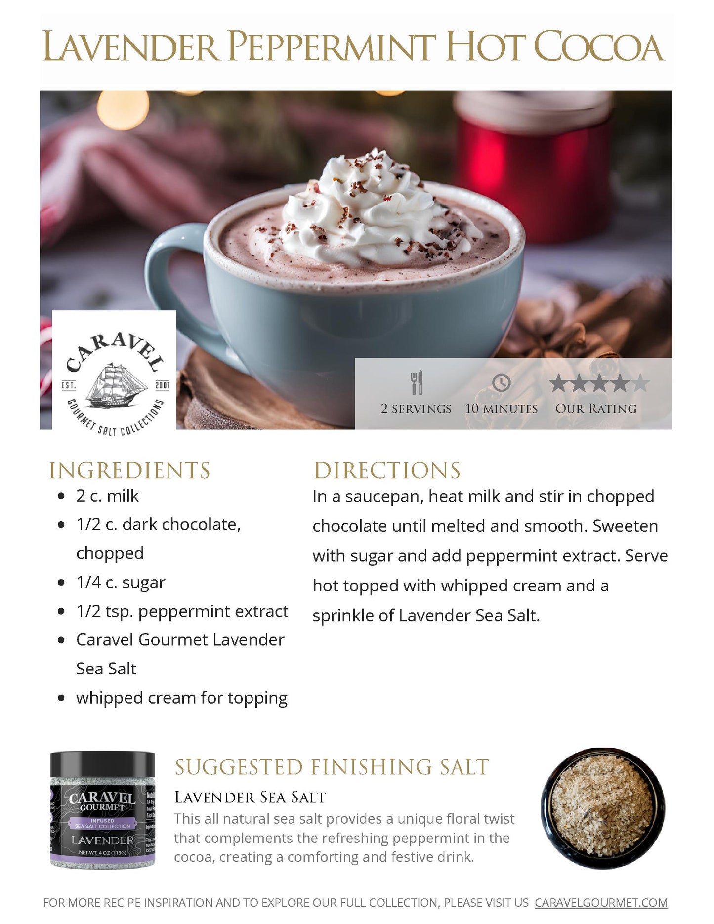The Salty Chef - Holiday Warmers - Recipe Collection