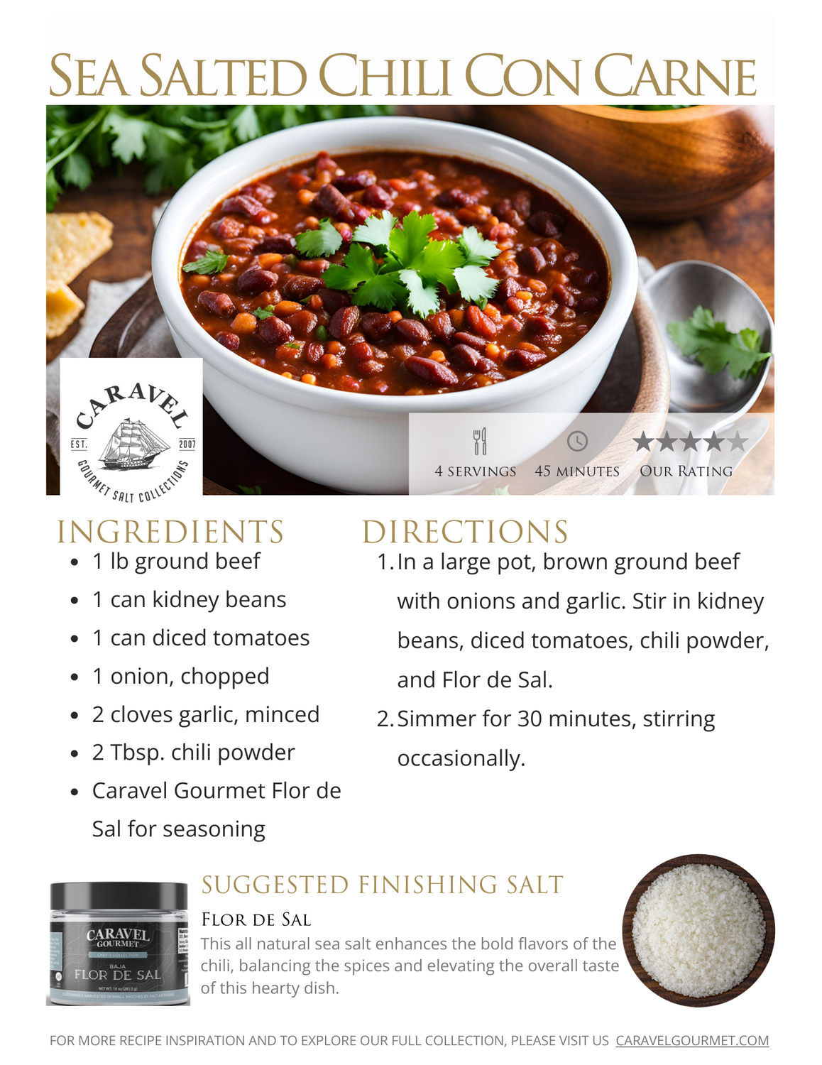 The Salty Chef - Comfort Foods - Recipe Collection