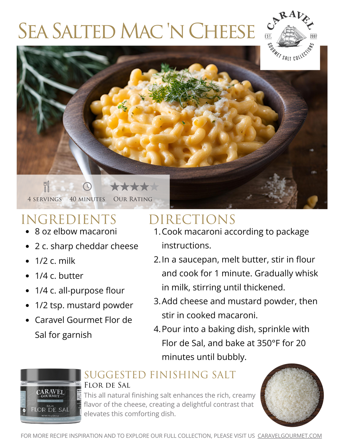 The Salty Chef - Comfort Foods - Recipe Collection