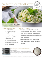 The Salty Chef - Spring Greens - Recipe Collection