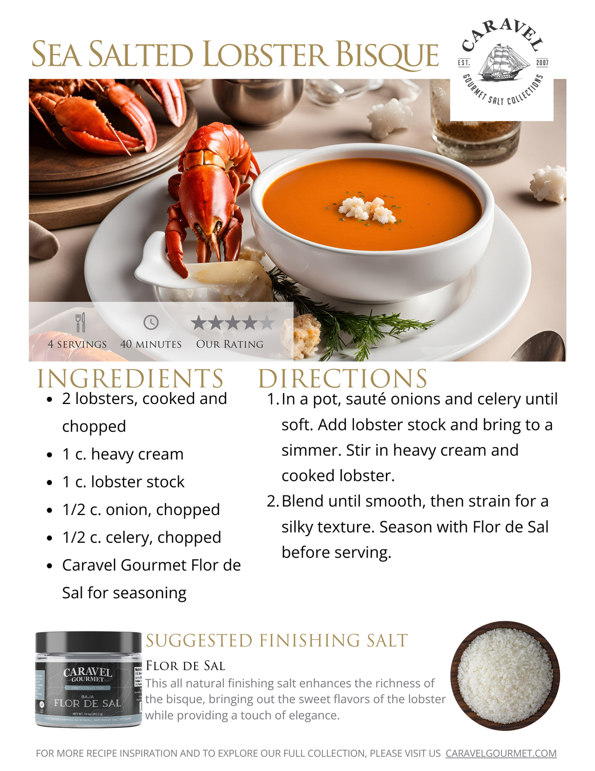 The Salty Chef - Valentine's Day - Recipe Collection