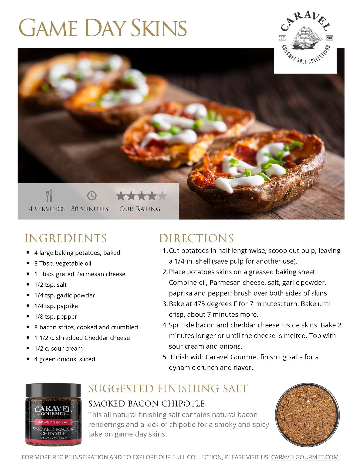 The Salty Chef - Game Day - Recipe Collection