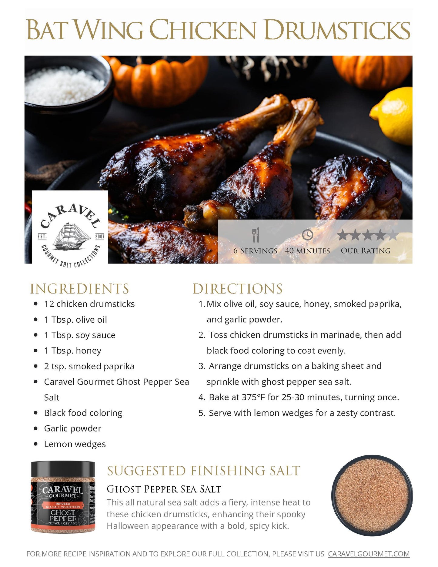 The Salty Chef - Halloween - Recipe Collection