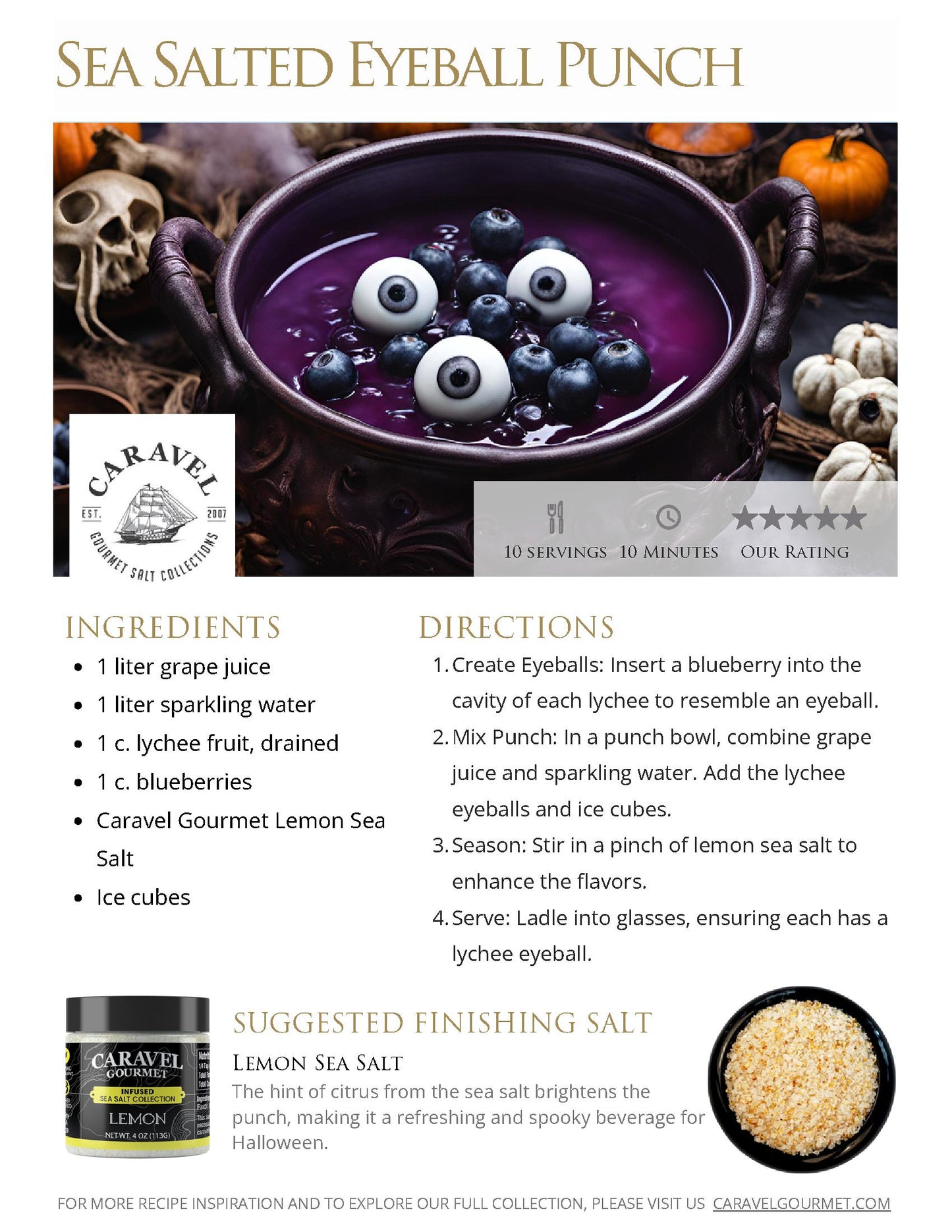 The Salty Chef - Halloween - Recipe Collection