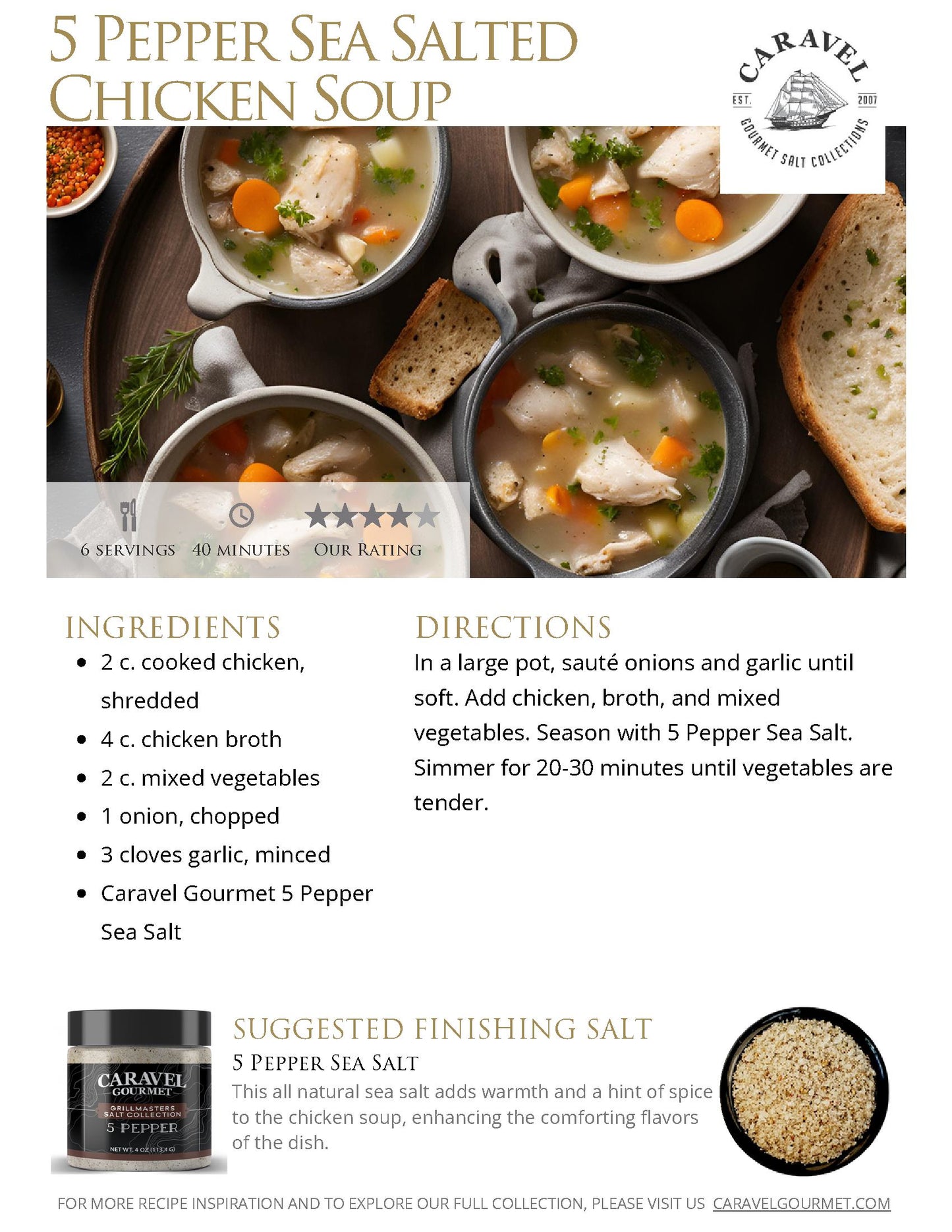 The Salty Chef - Holiday Warmers - Recipe Collection
