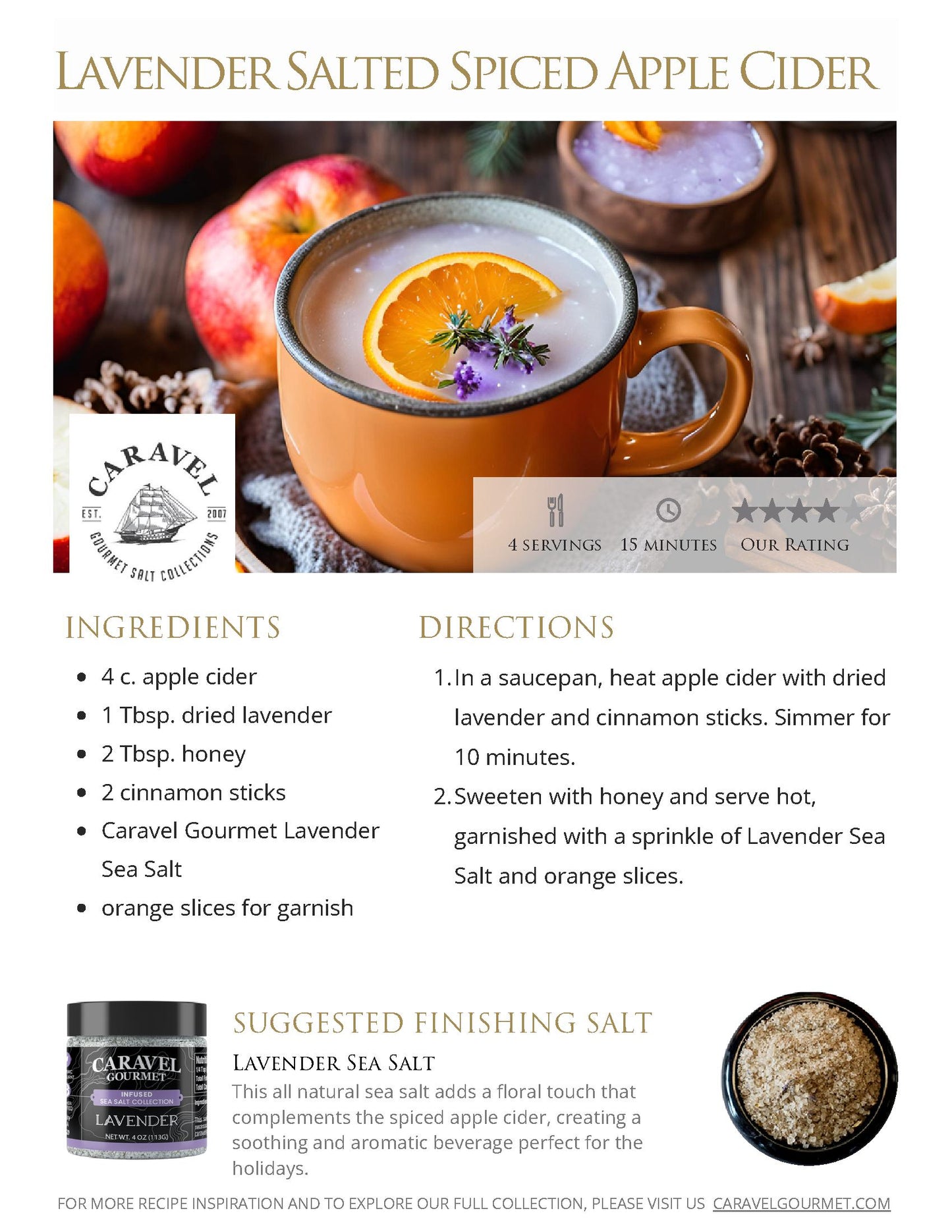 The Salty Chef - Holiday Warmers - Recipe Collection